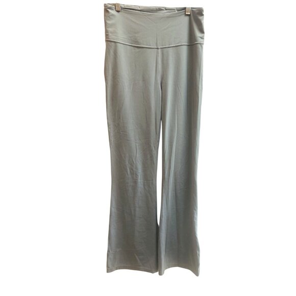 Lululemon Women's size 10 Groove Nulu Super High Rise Flared Pant Green - Picture 8 of 11